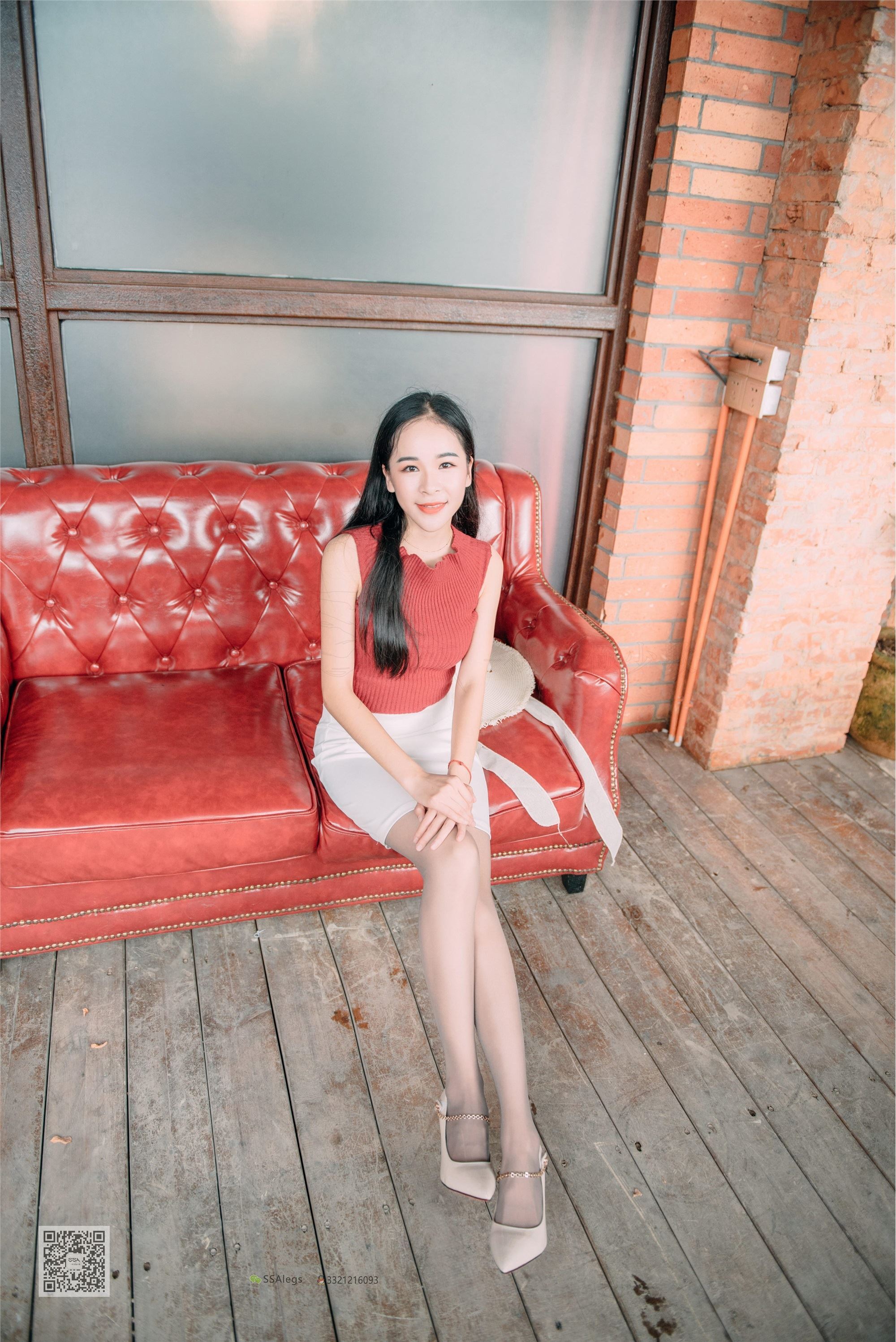 SSA丝社 NO.007 nono 街拍灰丝特辑